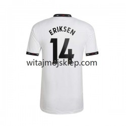 Koszulka Manchester United Christian Eriksen 14 Męska Stroje Wyjazdowe 2022-2023 Krótkie Rękawy