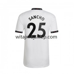 Koszulka Manchester United Jadon Sancho 25 Męska Stroje Wyjazdowe 2022-2023 Krótkie Rękawy