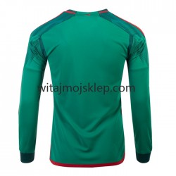 Koszulka Reprezentacja Meksyku Męska Stroje Domowe World Cup 2022 Długie Rękawy