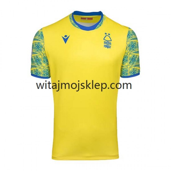 Koszulka Nottingham Forest Męska Stroje Wyjazdowe 2022-2023 Krótkie Rękawy