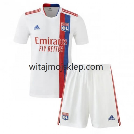 Koszulka Olympique Lyon Dziecięca Stroje Domowe 2022-2023 Krótkie Rękawy