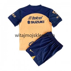 Koszulka Pumas UNAM Dziecięca Stroje Wyjazdowe 2022-2023 Krótkie Rękawy