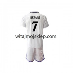 Koszulka Real Madryt Eden Hazard 7 Dziecięca Stroje Domowe 2022-2023 Krótkie Rękawy