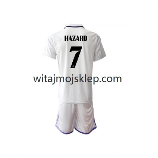 Koszulka Real Madryt Eden Hazard 7 Dziecięca Stroje Domowe 2022-2023 Krótkie Rękawy