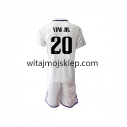 Koszulka Real Madryt Vinicius Junior 20 Dziecięca Stroje Domowe 2022-2023 Krótkie Rękawy