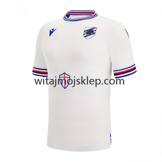 Koszulka Sampdoria Męska Stroje Wyjazdowe 2022-2023 Krótkie Rękawy