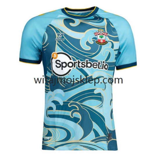 Koszulka Southampton Męska Stroje Wyjazdowe 2022-2023 Krótkie Rękawy