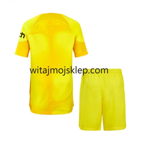 Koszulka Tottenham Hotspur Bramkarskie Dziecięca Stroje Domowe 2022-2023 Krótkie Rękawy