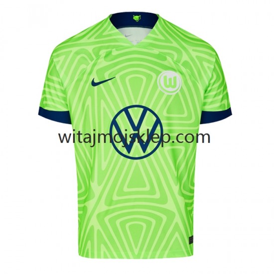 Koszulka VfL Wolfsburg Męska Stroje Domowe 2022-2023 Krótkie Rękawy