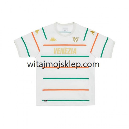 Koszulka Venezia Męska Stroje Wyjazdowe 2022-2023 Krótkie Rękawy