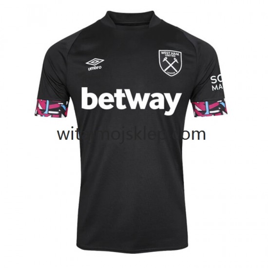 Koszulka West Ham United Męska Stroje Wyjazdowe 2022-2023 Krótkie Rękawy