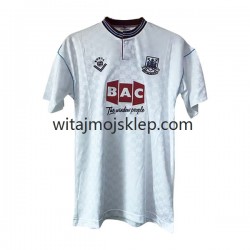 Koszulka West Ham United Retro Męska Stroje Wyjazdowe 1989-1990 Krótkie Rękawy