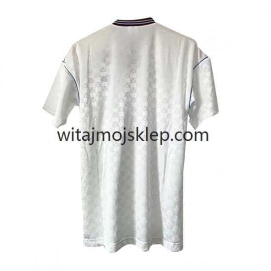 Koszulka West Ham United Retro Męska Stroje Wyjazdowe 1989-1990 Krótkie Rękawy