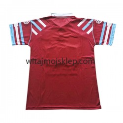 Koszulka West Ham United Retro Męska Stroje Domowe 1991-1992 Krótkie Rękawy