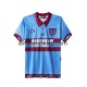 Koszulka West Ham United Retro Męska Stroje Domowe 1995-1996 Krótkie Rękawy