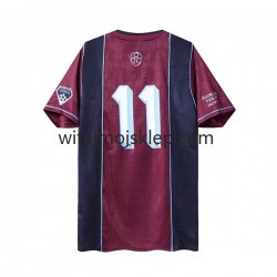 Koszulka West Ham United Iron Maiden Retro Męska Stroje Wyjazdowe 2011 Krótkie Rękawy