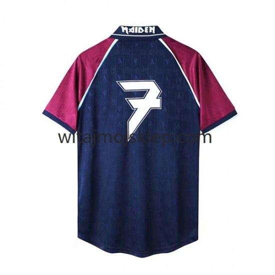 Koszulka West Ham United Iron Maiden Retro Męska Stroje Domowe 1999 Krótkie Rękawy