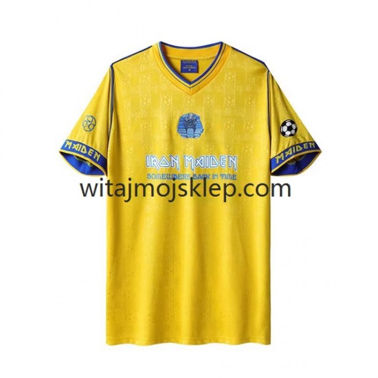 Koszulka West Ham United Iron Maiden Retro Męska Stroje Domowe 2008 Krótkie Rękawy