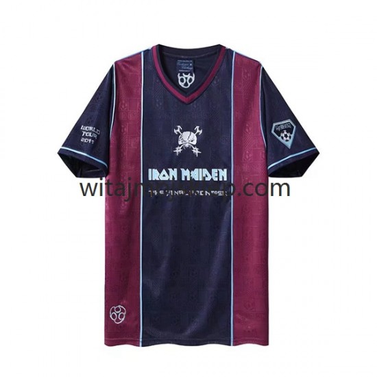 Koszulka West Ham United Iron Maiden Retro Męska Stroje Domowe 2011 Krótkie Rękawy