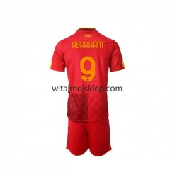 Koszulka AS Roma Tammy Abraham 9 Dziecięca Stroje Domowe 2022-2023 Krótkie Rękawy