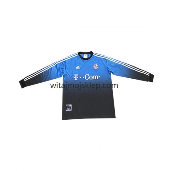 Koszulka Bayern Monachium Bramkarskie Retro Męska Stroje Domowe 2002-2003 Długie Rękawy