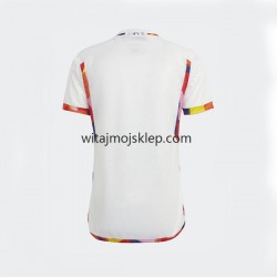 Koszulka Reprezentacja Belgii Męska Stroje Wyjazdowe World Cup 2022 Krótkie Rękawy