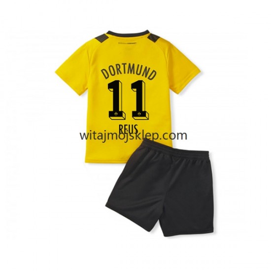 Koszulka Borussia Dortmund Marco Reus 11 Dziecięca Stroje Domowe 2022-2023 Krótkie Rękawy