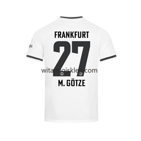 Koszulka Eintracht Frankfurt Mario Gotze Męska Stroje Domowe 2022-2023 Krótkie Rękawy