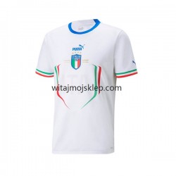 Koszulka Reprezentacja Włoch Męska Stroje Wyjazdowe 2022-2023 Krótkie Rękawy