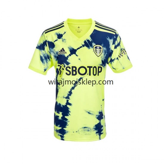 Koszulka Leeds United Męska Stroje Wyjazdowe 2022-2023 Krótkie Rękawy