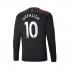 Koszulka Manchester City Grealish 10 Męska Stroje Wyjazdowe 2022-2023 Długie Rękawy