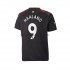 Koszulka Manchester City Haaland 9 Męska Stroje Wyjazdowe 2022-2023 Krótkie Rękawy