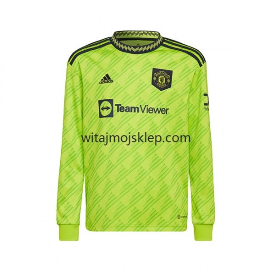 Koszulka Manchester United Męska Trzeci Strój 2022-2023 Długie Rękawy