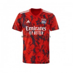 Koszulka Olympique Lyon Męska Stroje Wyjazdowe 2022-2023 Krótkie Rękawy