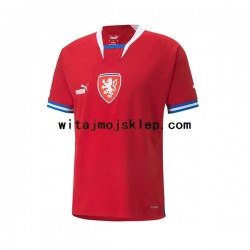 Koszulka Reprezentacja Czech Męska Stroje Domowe 2022 Krótkie Rękawy