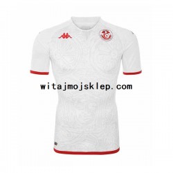 Koszulka Reprezentacja Tunezji Męska Stroje Wyjazdowe World Cup 2022 Krótkie Rękawy