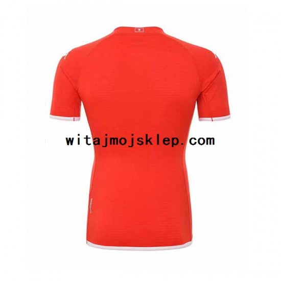 Koszulka Reprezentacja Tunezji Męska Stroje Domowe World Cup 2022 Krótkie Rękawy