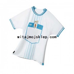 Koszulka Reprezentacja Urugwaju Męska Stroje Wyjazdowe World Cup 2022 Krótkie Rękawy