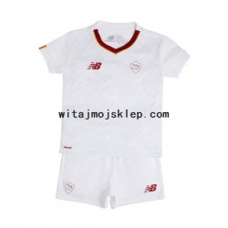Koszulka AS Roma Dziecięca Stroje Wyjazdowe 2022-2023 Krótkie Rękawy