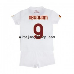 Koszulka AS Roma Tammy Abraham 9 Dziecięca Stroje Wyjazdowe 2022-2023 Krótkie Rękawy