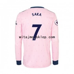 Koszulka Arsenal Bukayo Saka 7 Męska Trzeci Strój 2022-2023 Długie Rękawy
