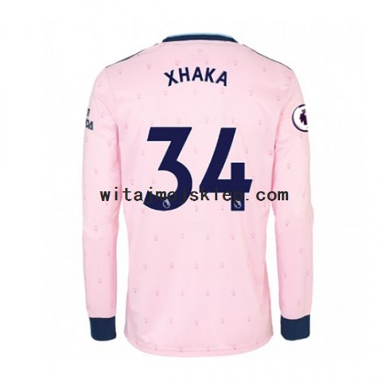 Koszulka Arsenal Granit Xhaka 34 Męska Trzeci Strój 2022-2023 Długie Rękawy