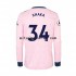 Koszulka Arsenal Granit Xhaka 34 Męska Trzeci Strój 2022-2023 Długie Rękawy