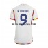 Koszulka Reprezentacja Belgii Lukaku 9 Męska Stroje Wyjazdowe World Cup 2022 Krótkie Rękawy