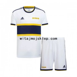 Koszulka CA Boca Juniors Dziecięca Stroje Wyjazdowe 2022-2023 Krótkie Rękawy