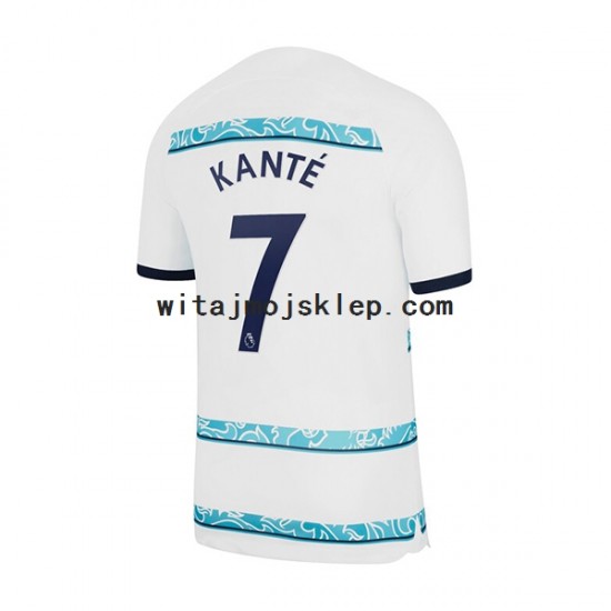 Koszulka Chelsea Kante 7 Męska Stroje Wyjazdowe 2022-2023 Krótkie Rękawy