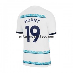 Koszulka Chelsea Mount 19 Męska Stroje Wyjazdowe 2022-2023 Krótkie Rękawy