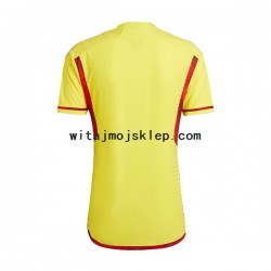 Koszulka Męska Stroje Domowe 2022-2023 Krótkie Rękawy Reprezentacja Kolumbii