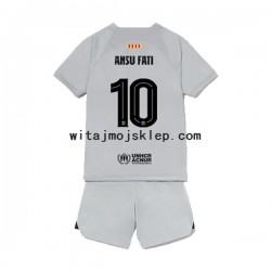 Koszulka FC Barcelona Ansu Fat 10 Dziecięca Trzeci Strój 2022-2023 Krótkie Rękawy