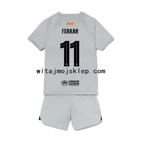 Koszulka FC Barcelona Ferran Torres 11 Dziecięca Trzeci Strój 2022-2023 Krótkie Rękawy